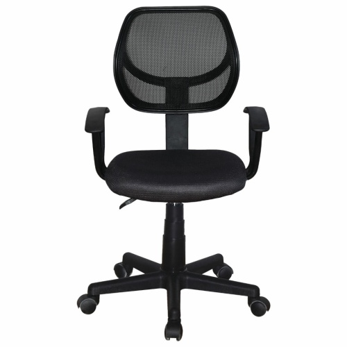 Кресло офисное компактное Brabix Flip MG-305 сетка/ткань, черно-серое 531951 фото 8